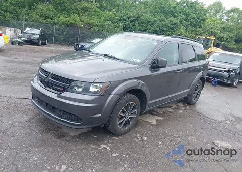 2018 Dodge Journey Se from USA, damaged, VIN 3C4PDCABXJT319785